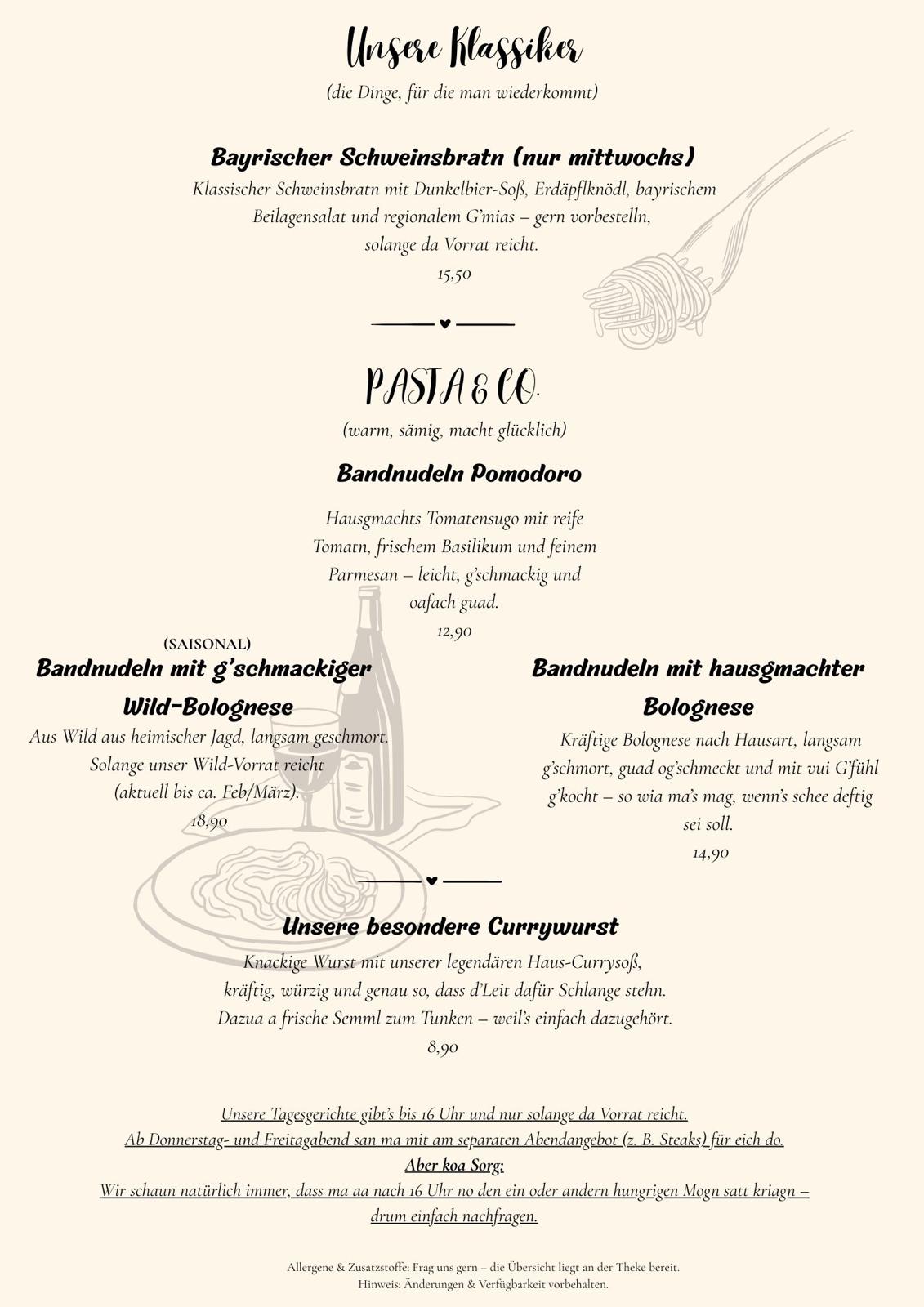 Speisekarte Seite 4 – Langmayr's Feinkostflinte