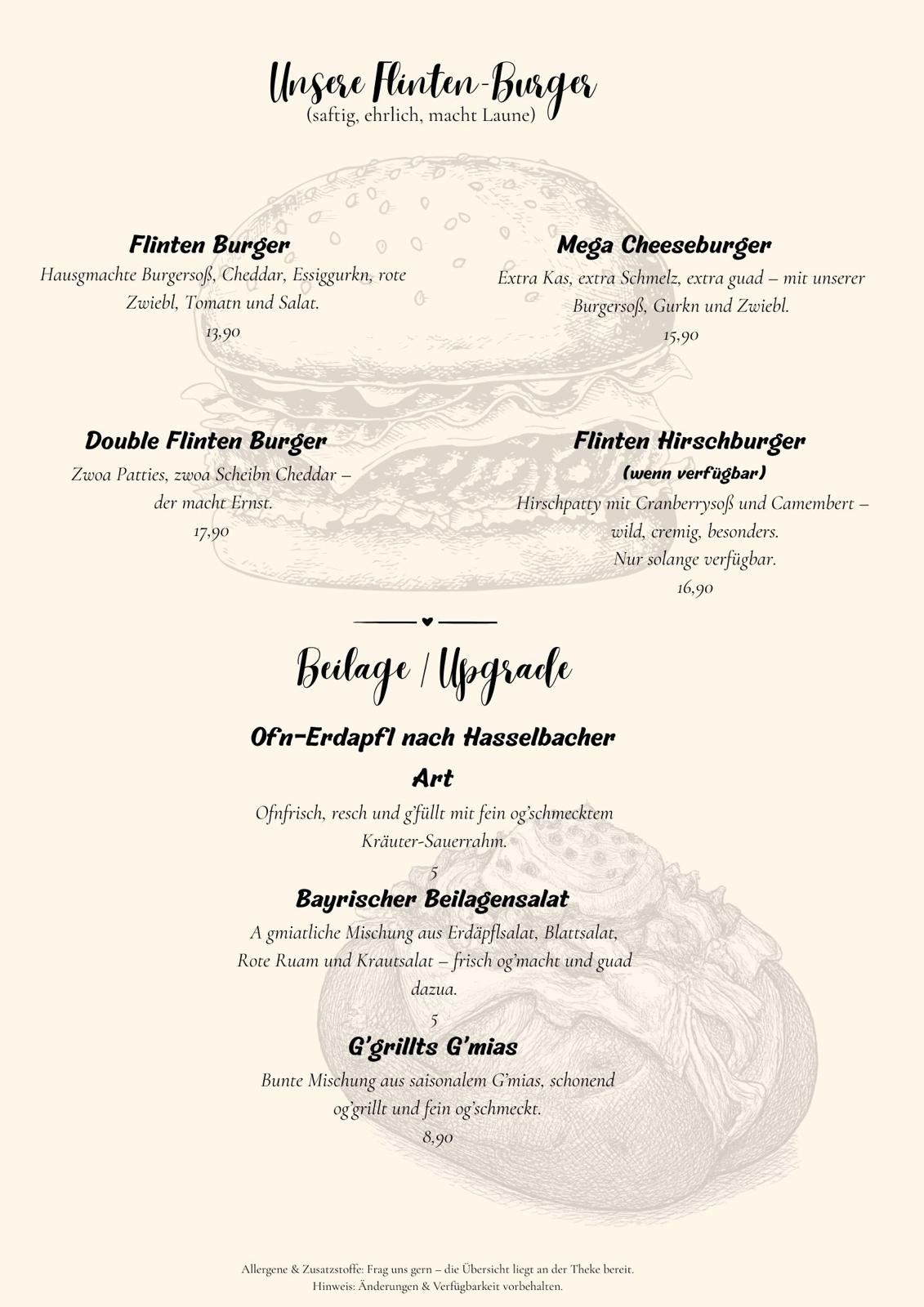 Speisekarte Seite 5 – Langmayr's Feinkostflinte