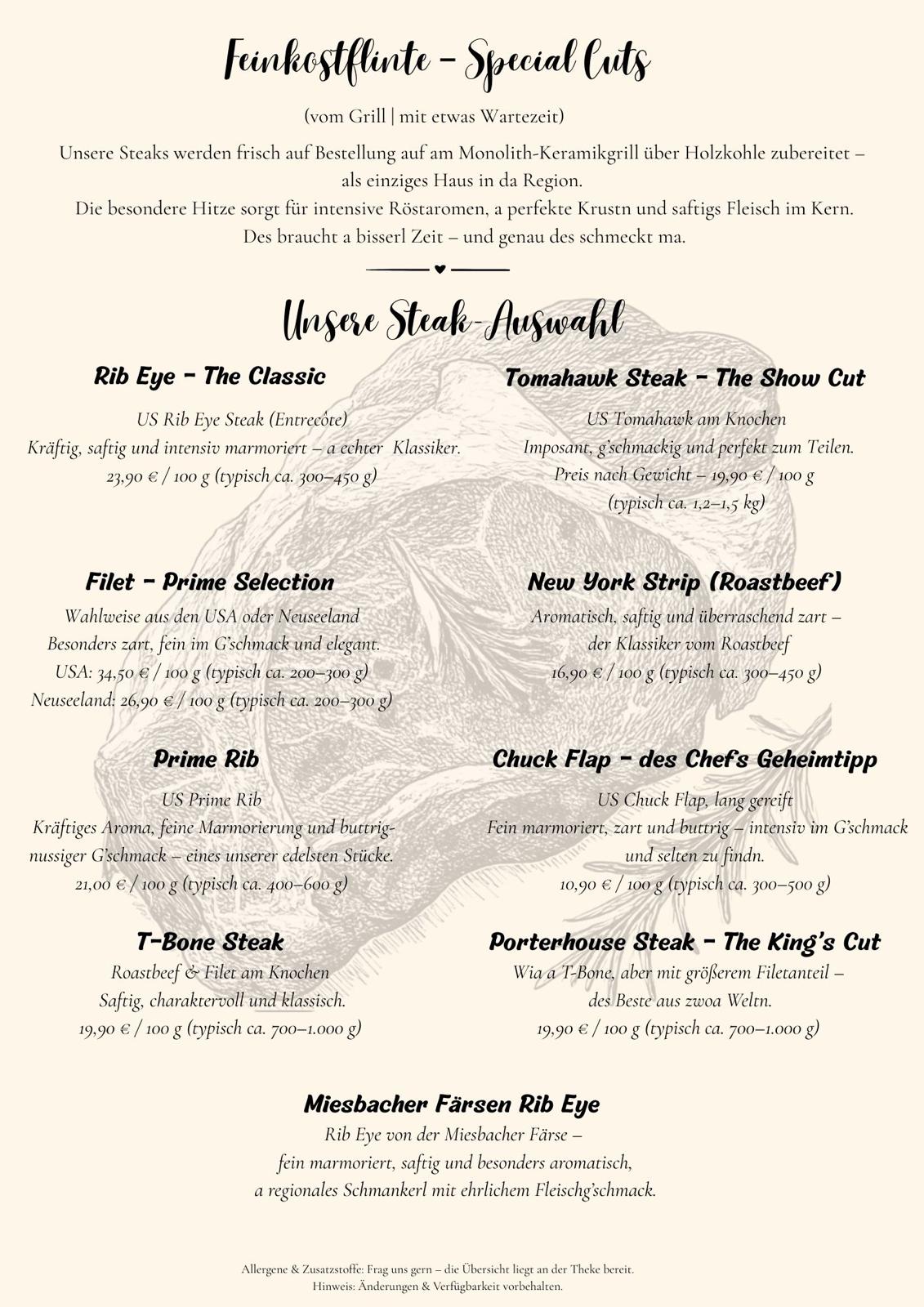 Speisekarte Seite 8 – Langmayr's Feinkostflinte